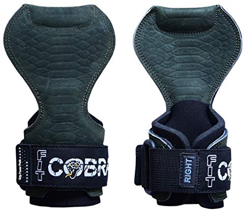 Image of Cobra Grips Weight Lifting Gloves with Adjustable Neoprene Padded Wrist Wraps - Heavy Duty Alternative to Power Lifting Hooks for Deadlifts