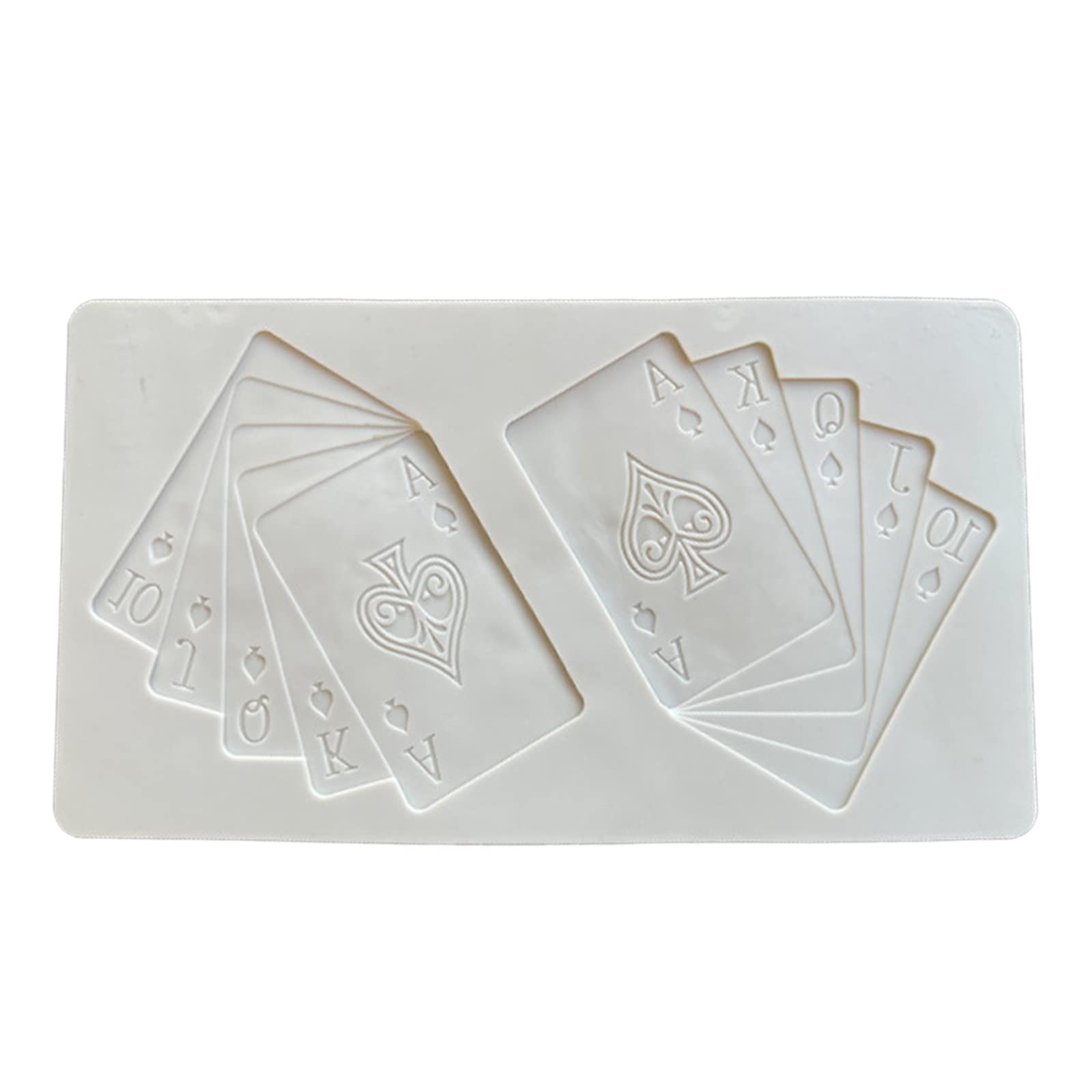 Tsophreniq 2 Cavities Silicone Fondant Candy Molds Jelly Mold Chocolate Playing Shape Gifts for Baking Lovers Silicone Clay Molds