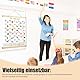 ABC Poster für Kinder 31x44 cm, Alphabet Zahlen Poster für Kinder Lernposter Kinder Einschulung Geschenk, Wanddeko für Kinderzimmer, Kindergarten, Vorschule, Grundschule