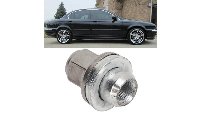 Dado Aletta Ruota M12x1.50 - Ricambio Per Jaguar XJ, XK, XF, S-Type, X-Type - Foto 2