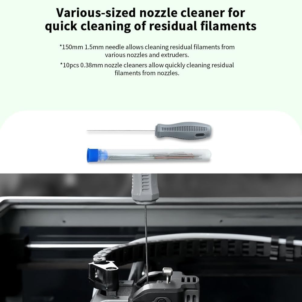 Creality Officiel Kit d'outils pour imprimante 3D, Kit d'outils pour imprimante 3D, 74 pièces Kit d'outils pour imprimante 3D avec sac de rangement pour accessoires d'imprimante 3D