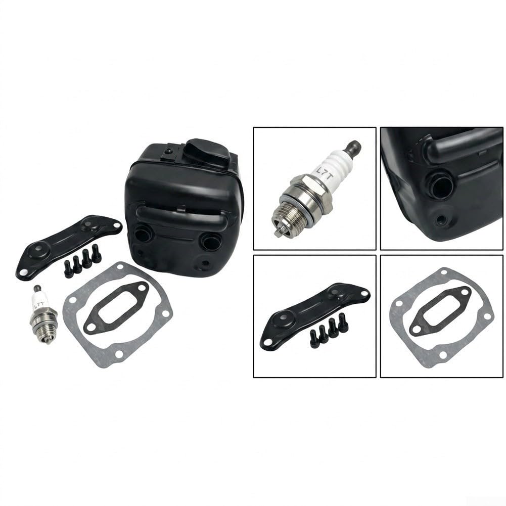 Kit Silenciador para escape con para soporte para Motosierra