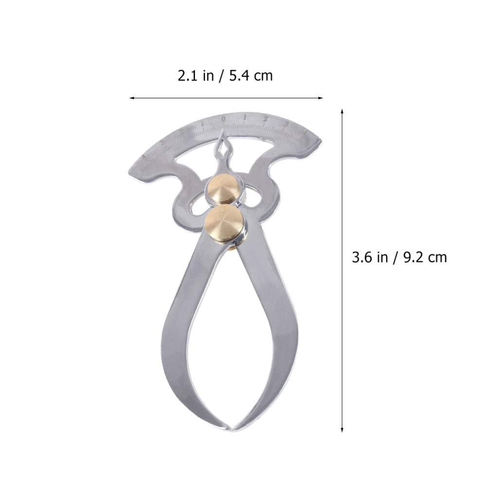 OUNONA Slide Calipers Depth Caliper Jewelry Measure Tool Stainless Steel Gauge Easy Diameter Reading