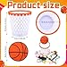 10 Pcs 4.1x4.1x2.8 Inch Basketball Player Gift Basket Set Reusable Basketball Party Snack Cup with Basketball Backboards Basketball Hoop Cup Party Cup Supplies for Basketball Team Birthday Party