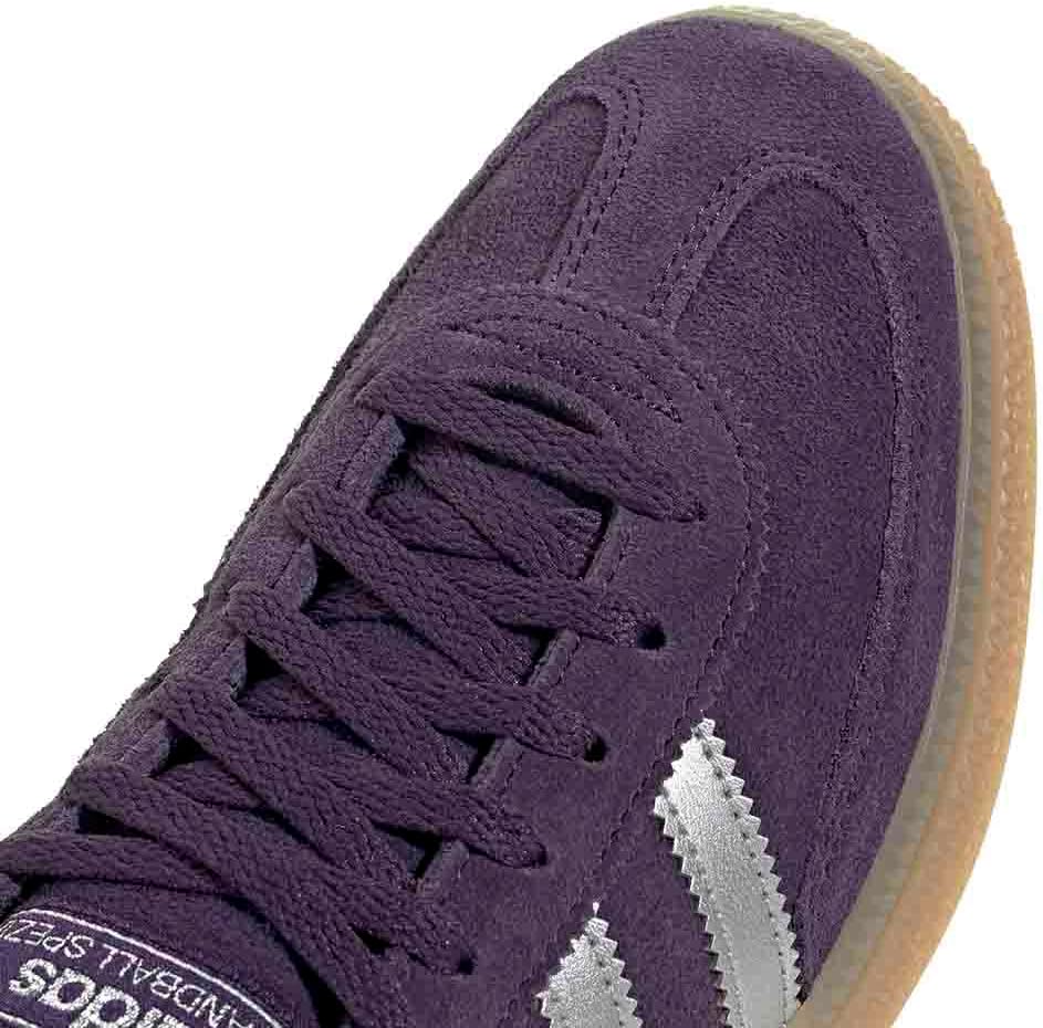 adidas Womens Handball Spezial Lace Up Sneakers Shoes Casual - Purple