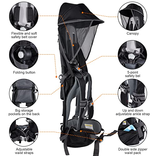 Baby Shoulder Carrier with Rain Cover