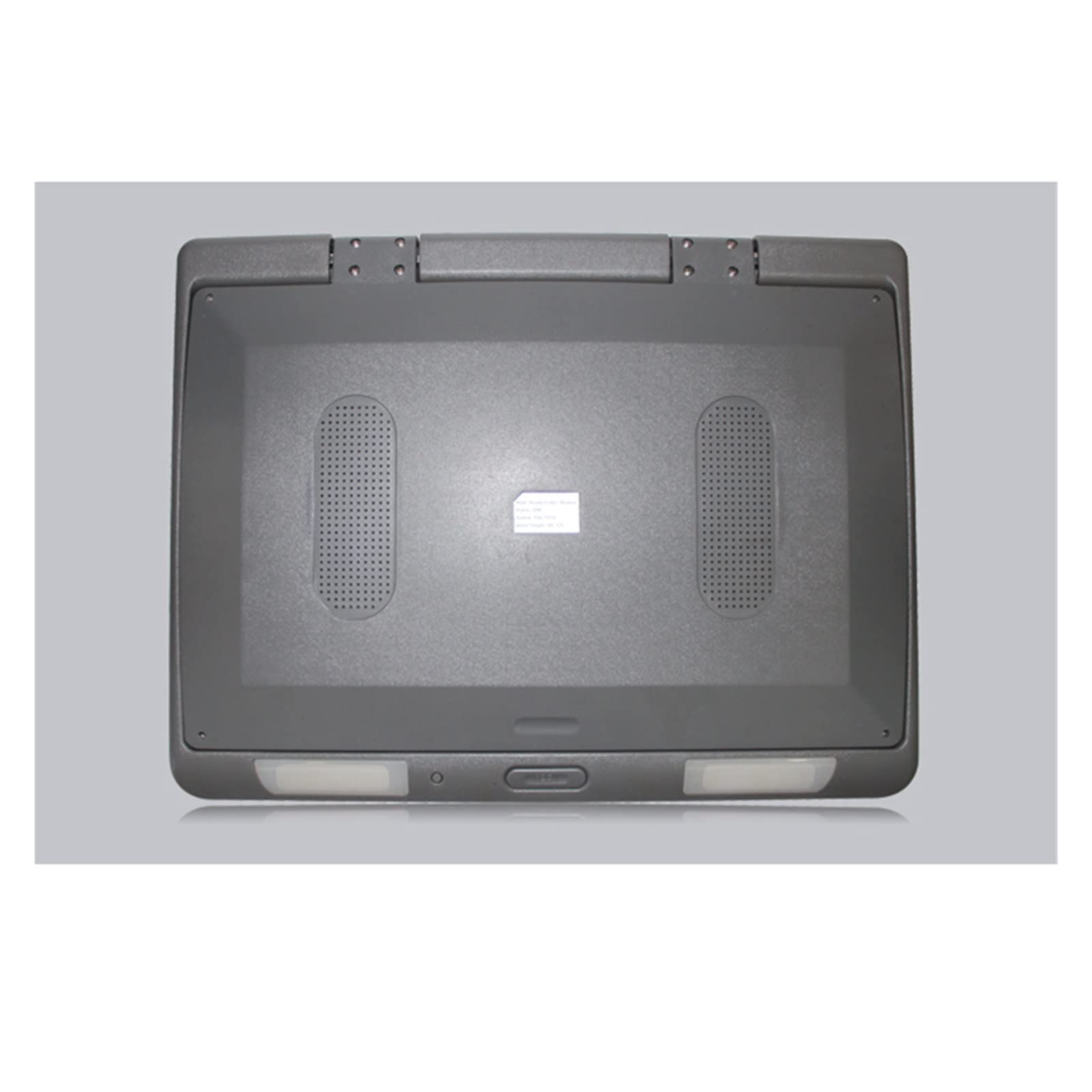 Reproductor de reposacabezas de Coche Monitor de Techo Coche 22 Pulgadas, Pantalla abatible hacia Abajo, vídeo Multimedia Superior, Montaje en, integrada IR, USB, FM(22 Beige Mirroring)