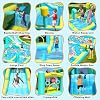 FBSPORT Inflatable Bounce House Water Slide, Widen Water Slide Park 10-in-1 Bounce House with 480W Blower, Jumping, Climbing, Splash Pool, Bouncy Castle for Kids 3-10 Backyard Party Outdoor Indoor