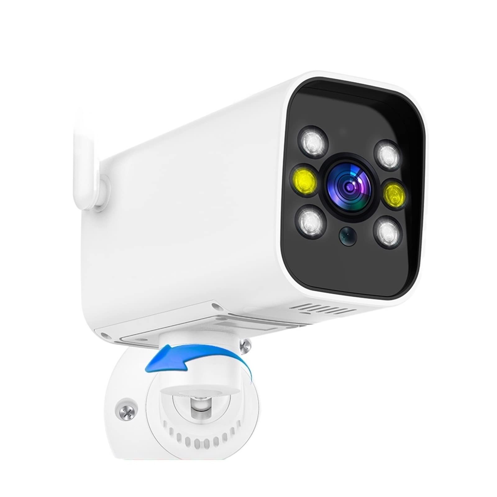 cámara de Seguridad, Cámara de Seguridad 1080P for Exteriores, Control PTZ Bullet CAM AI Detección Movimiento Vigilancia inalámbrica Color Visión Nocturna(1pcs CAM Add 32GB)