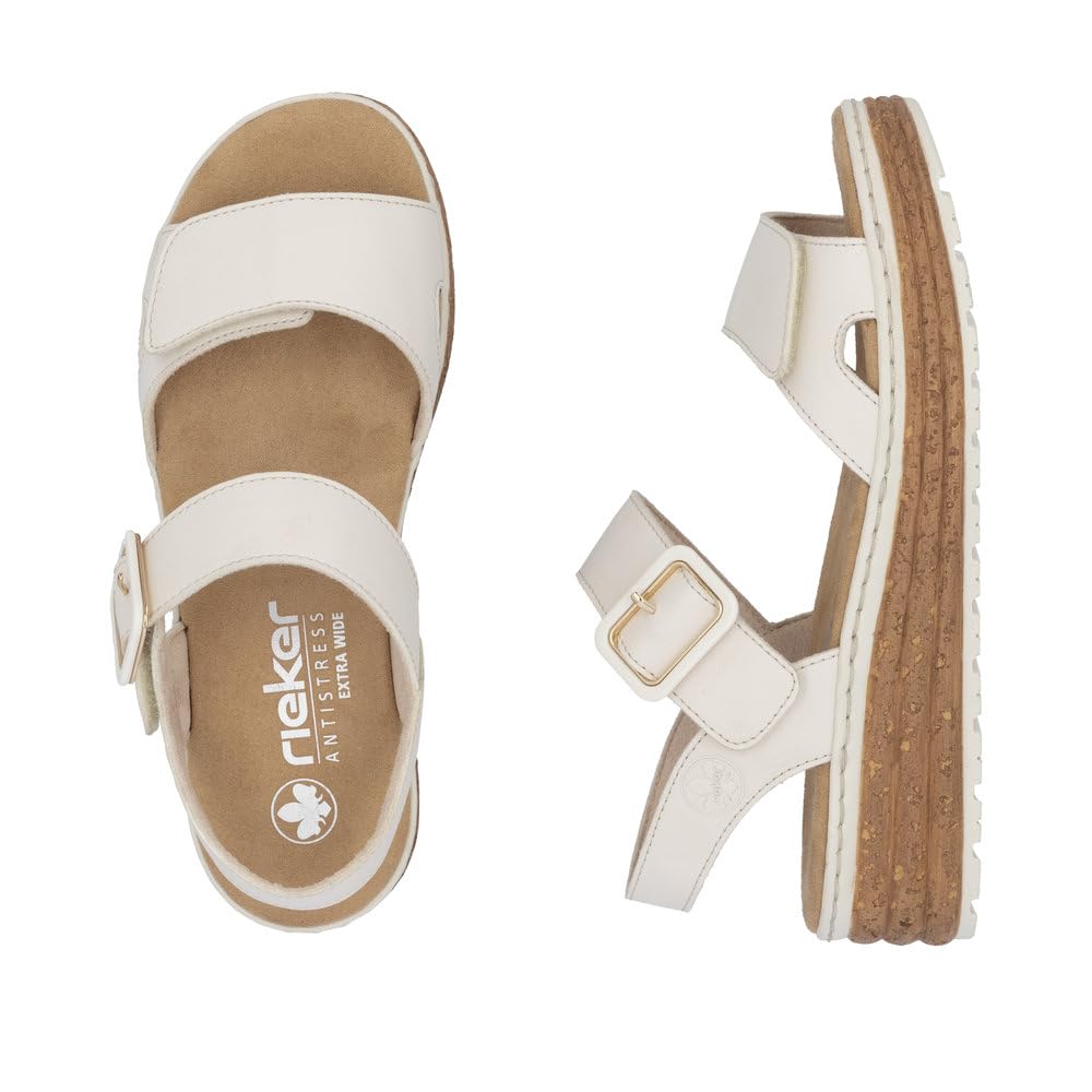 Rieker Sandalette Sandales compensées Femme