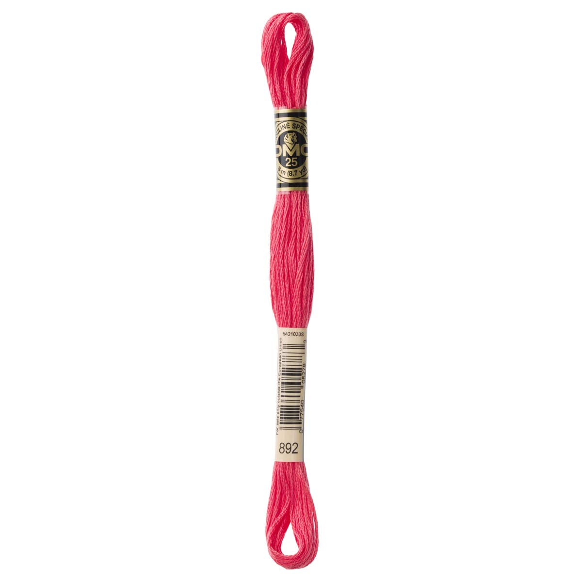 DMC Embroidery Floss Mouline Stranded Cotton Thread for Hand Embroidery and Sewing - Colour No: 892-4 x 8m Skeins โ image 1