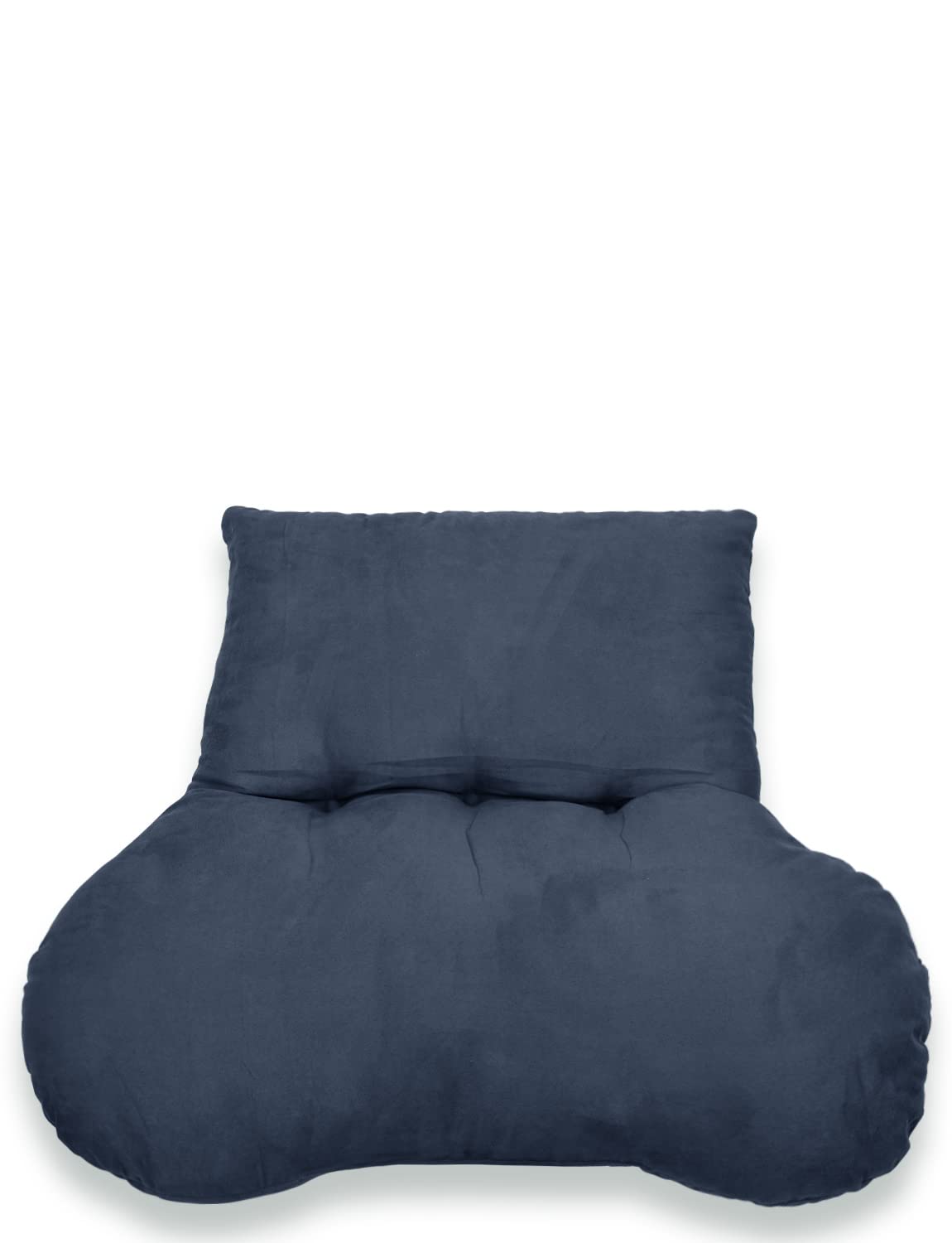 Chums Faux Suede Back Rest Lumbar Support Cushion Marine One Size