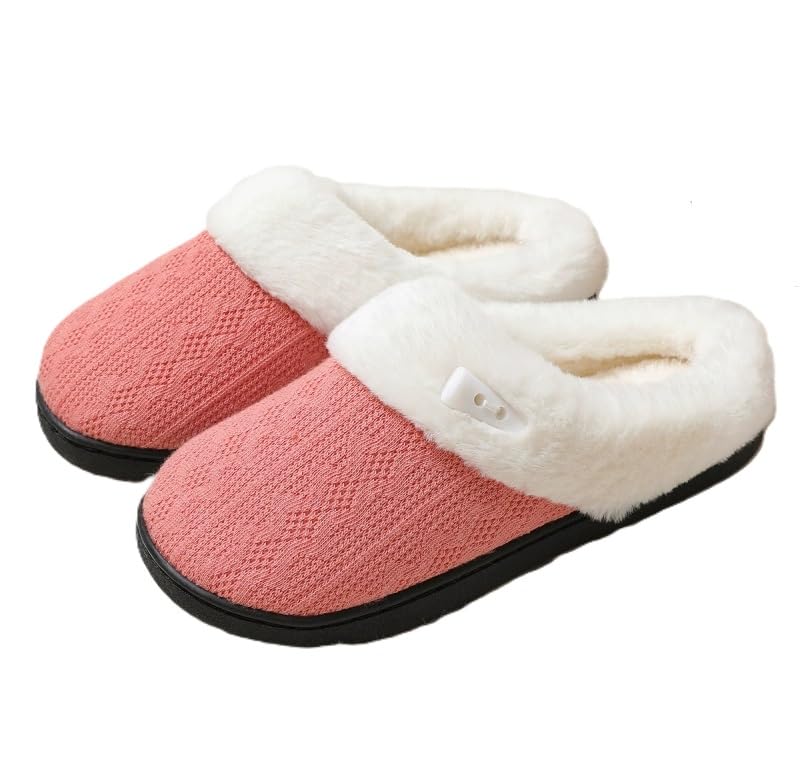 Image of DRUNKEN Slippers For Women Winter Sandals Casual Flats Home Footwear Man Girls Sliders Flip Flops Chappals Ladies Clogs Sleeper Slides Stylish Ortho Soft