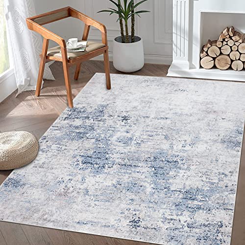 Homcomodar Bereich Teppich 120x160cm Faux Wolle Schlafzimmer Teppich rutschfest waschbar Boden Teppich Runner Teppich Böhmische Flur Teppiche für Eingang Wohnzimmer Küche Waschraum Cover