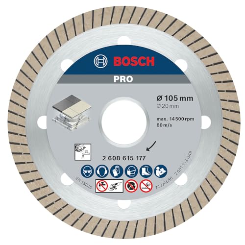 Bosch Disco Diamantado PRO Porcelanato Turbo 105 x 20mm