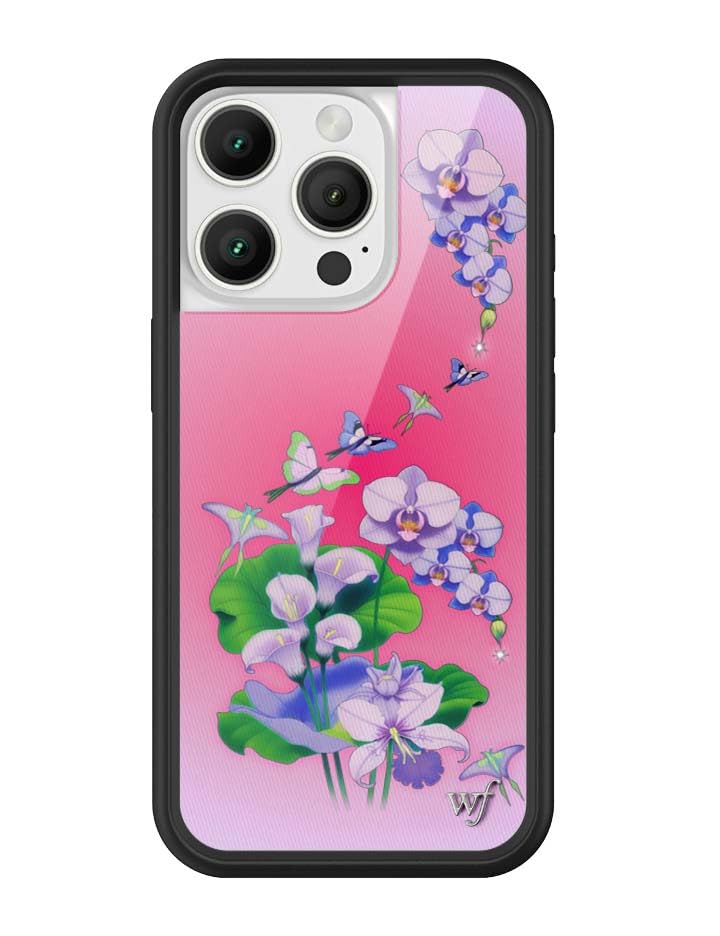 Image of Wildflower Cases - iPhone 16 Pro Compatible - Butterfly Dreams | Impact-Certified 6.5 ft Drop Protection Case, Raised Protective Bumper, Cute Aesthetic Design, Women-Owned Small Business
