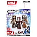 3DIT Character Creator Marvel Guardians of The Galaxy Basic Refill Pack Novelty Toy