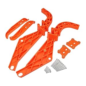 X Autohaux 1 Set Strong Arm Inner Fairing Batwing Support Speaker Brackets For Harley Touring Electra Flht Flhx 1996-2013 Orange 12 51re1r5dvvl. sl500 . ss300