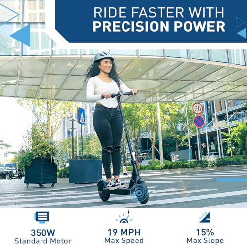 Image of S2 SE / KS4 Pro Electric Scooter, 19 MPH, 17-25 Miles Range, Foldable Commuter E-Scooter with 10 inch Tires, Cruise Mode & Dual Braking System