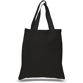 black tote bag cotton