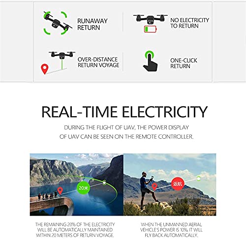YYAI-HHJU GPS-Drohne, GPS 5G WiFi-Übertragung FPV-GPS-Drohne, Mit 4K Hd-Kamera, Mit GPS-Rückkehr Nach Hause, Follow Me… – Bild 5