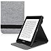 Produktbild kwmobile Hülle kompatibel mit Amazon Kindle Paperwhite (10. Gen - 2018) - Schlaufe Ständer - e-Reader Schutzhülle - Filz Hellgrau