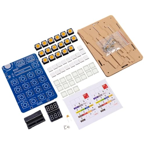Calculadora electrónica para práctica de soldadura, pantalla LCD, calculadoras, juego de soldadura, multifunción, calculadora programable