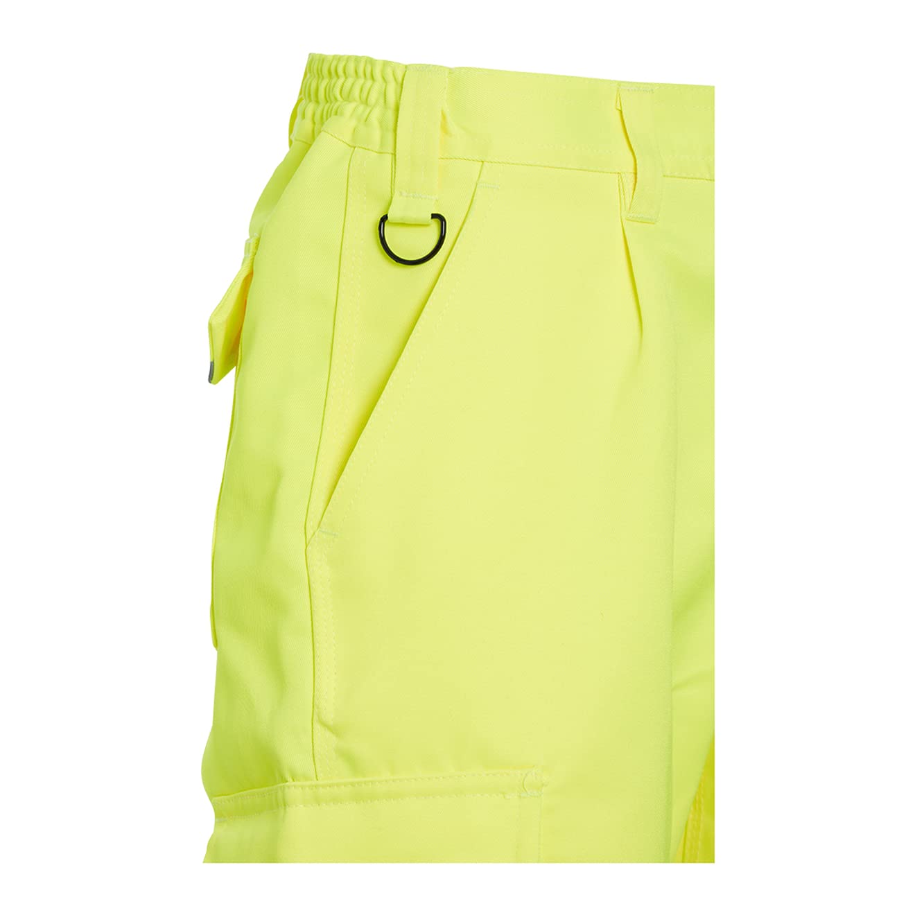 Blackrock Pantalones de polialgodón Amarillo de Alta Visibilidad, Transpirables, Reflectantes, de Alta Visibilidad, con certificación EN