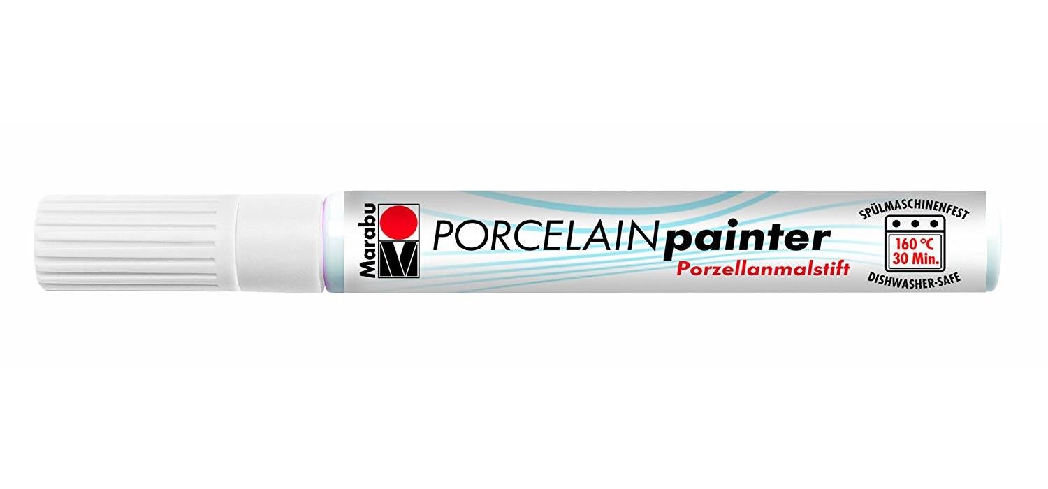Marabu Porcelain Painter (1-2mm Tip) - 070 White