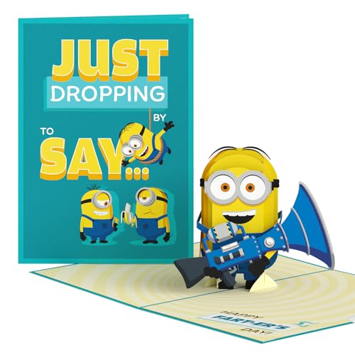Lovepop Father's Day Pop-Up Card for Him - 3D Minions