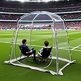 2-3 Person Sports Tent, Weatherproof All-Weather Shelter with Clear View & Adequate Headroom for Soccer, Baseball & Outdoor Events