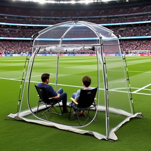 2-3 Person Sports Tent, Weatherproof All-Weather Shelter with Clear View & Adequate Headroom for Soccer, Baseball & Outdoor Events