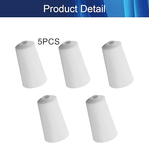 Miniatura 4 de Bettomshin 5 tapones de silicona cónicos Carboy de 15-19mm0.59"-0.75", adecuados para orificios de 18mm0.71" de diámetro, para cerveza casera, vino