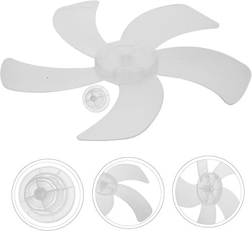 Miniatura 2 de Veemoon Ventilador de caja de 20 pulgadas, 16 cubiertas de tuerca de repuesto de plástico, aspas universales de pulgadas con hojas de cielo de pie,