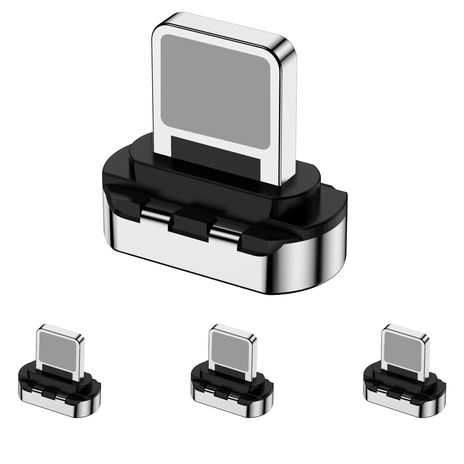 Conector magnético de 8 pines ZBF contra roturas de puerto de carga Lightning, kit de 5 uds 5