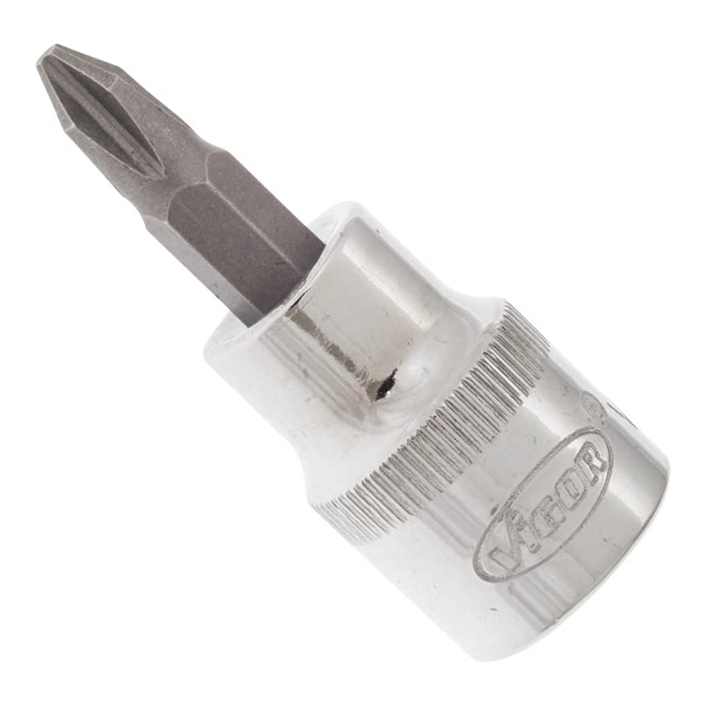 Vigor V2293N Screwdriver Bit 3/8 Inch PH 2