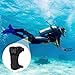 Adjustable Diving Knife Pouch with Dual Pockets, Neoprene Strap Holder for Boating, Fishing, Hiking, Snorkeling, and Rescue