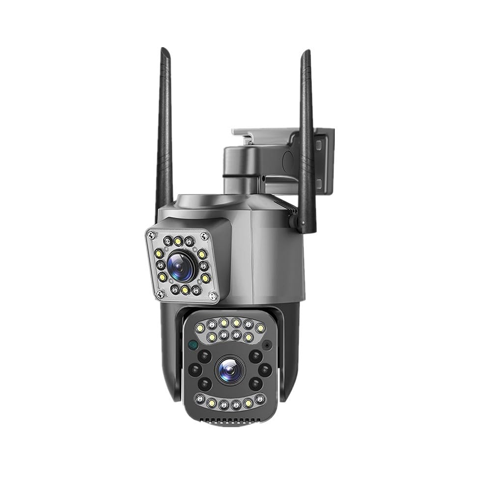 WiFi CCTV Security Camera for Home and Outdoor Use | Dual Lens 5+5MP with 360° Rotation | 2-Way Talk | Night Vision | Waterproof Surveillance Camera-image-49