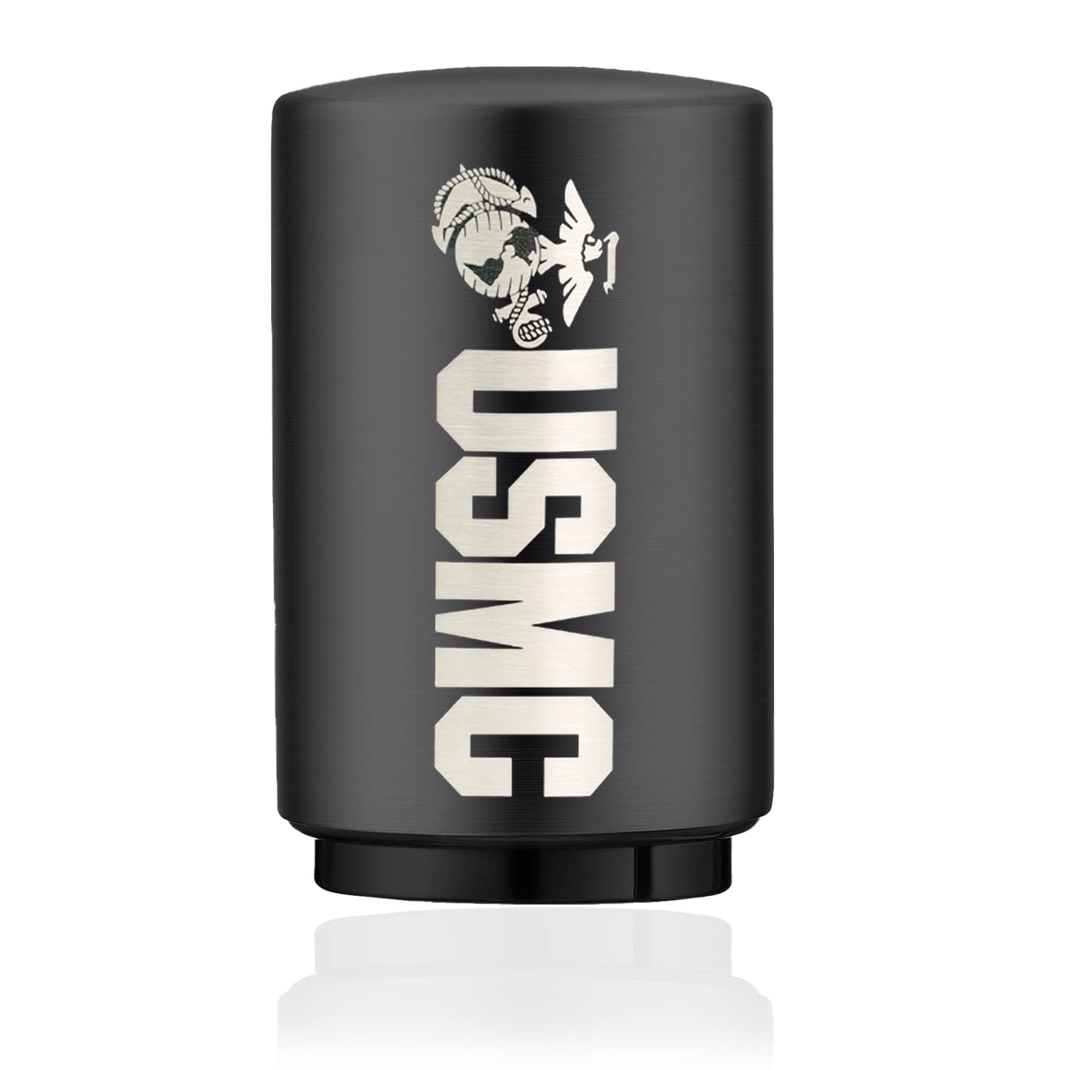 USMC - Abridor de botellas de cerveza con cierre magnético, decapitador automático para cerveza/refresco, abridor de botellas con imán de cerveza, accesorios geniales para camarero