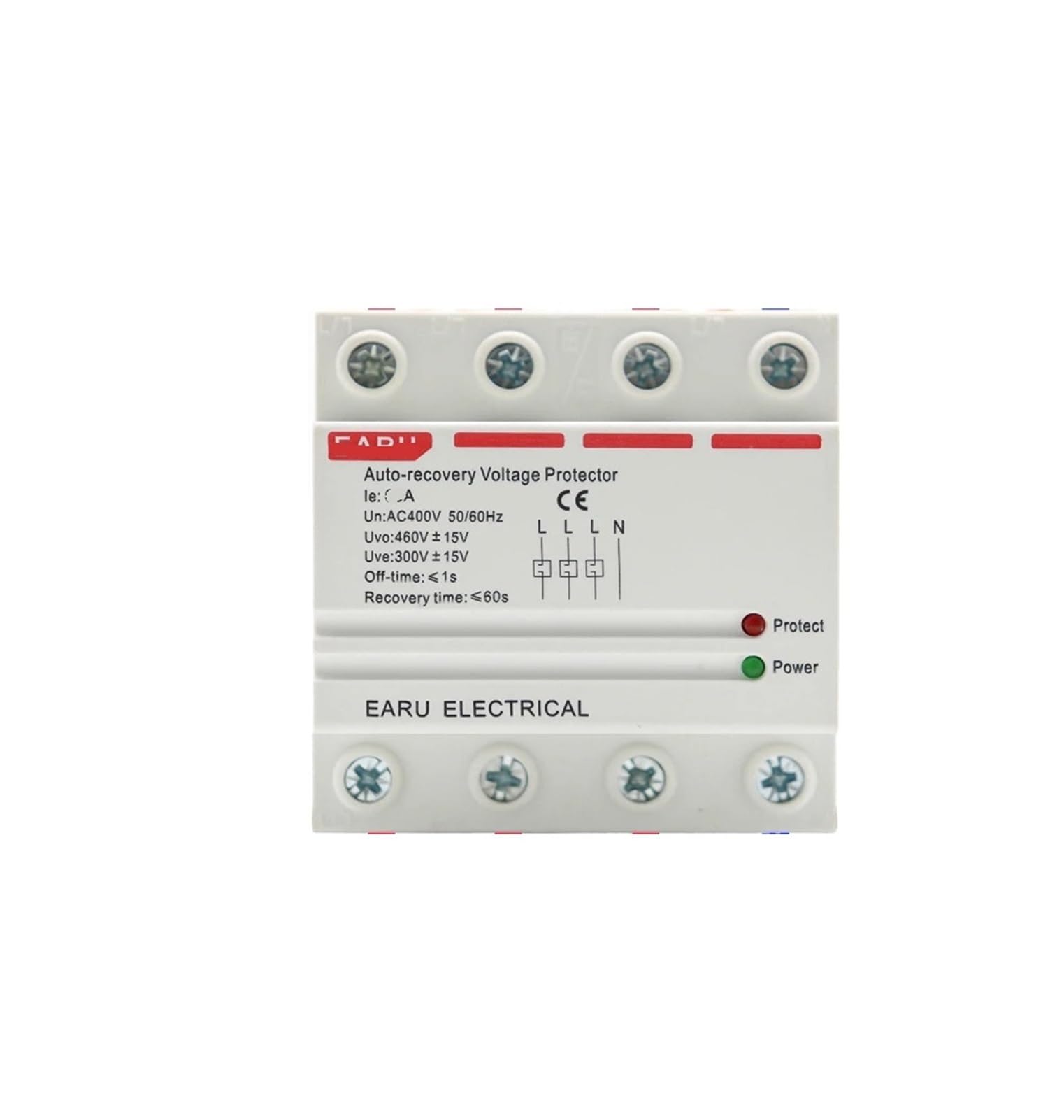 YFHGULBTK 40A 63A 230V Rail Automatic Recovery reconnection overvoltage undervoltage Protection Device Relay(40a,400V 2)