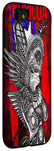 Iphone Se (2020) / 7 / 8 Puerto Rican Coqui Taino Warrior Lizard Case #TOP2