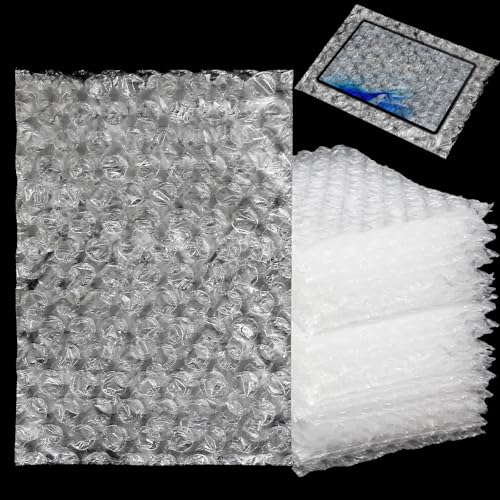 LOLYSIC 200 Piezas 10,2 x 15,2 cm Bubble Wrap. Material de embalaje, Bubble Wrap Tapizada,Bolsas de burbujas de burbujas para mudanza y envío embalaje.