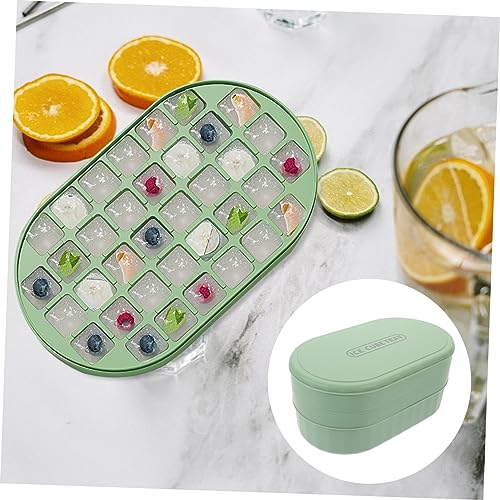 Molde de hielo LALAFINA gran capacidad con tapa y caja miniatura 3