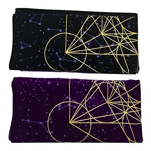 AQIN Tarotkaart Tafelkleed 60X60cm Raster Altaar Tarot Tafelkleed Tarot Doek Waarzeggerij Tafelkleed Dik Fluweel… - Image 6