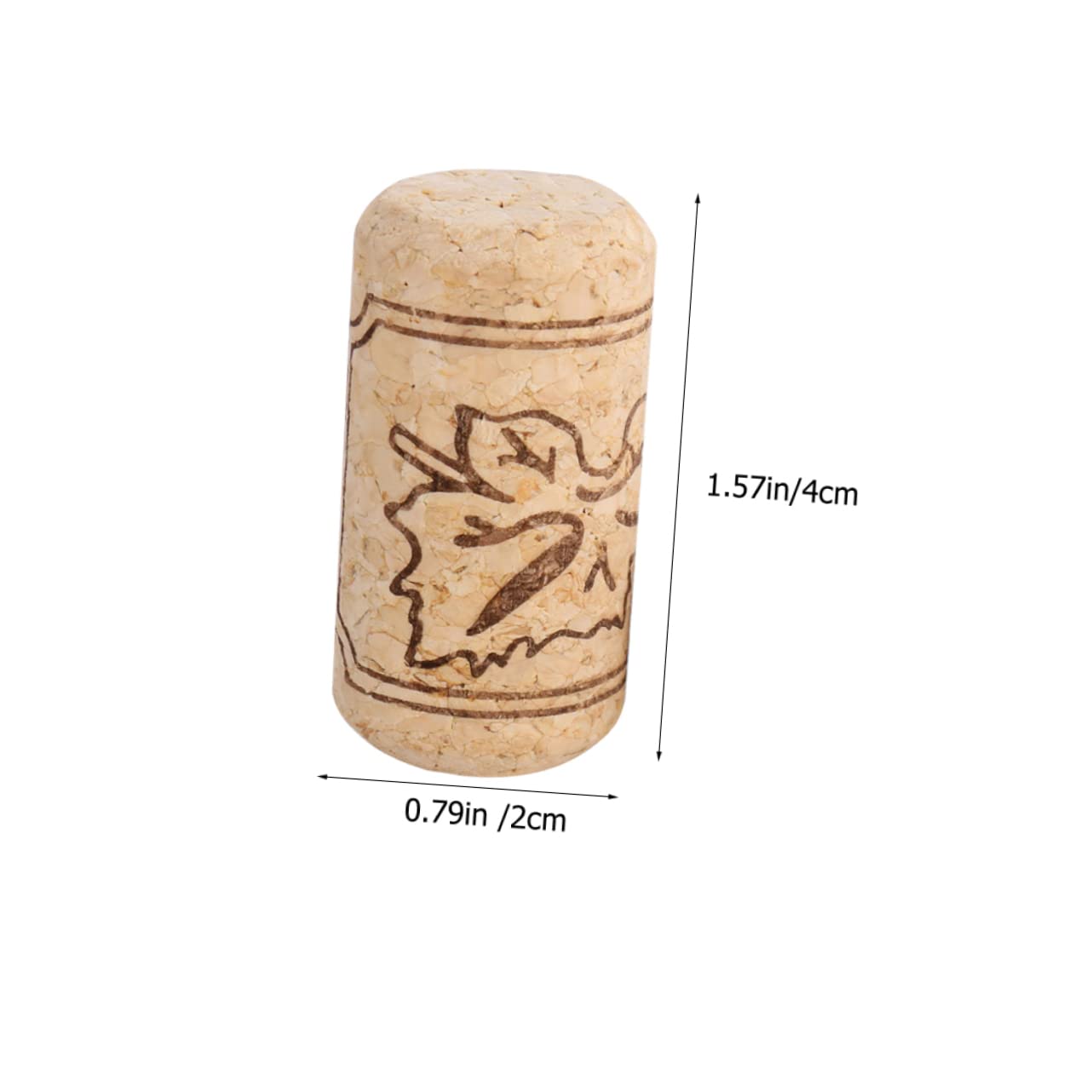 PRETYZOOM 20Pcs Wine Bottle Corks Non Synthetic Sealing Plugs for Freshness for Wine Preservation Easy to Use present for Wine Lovers