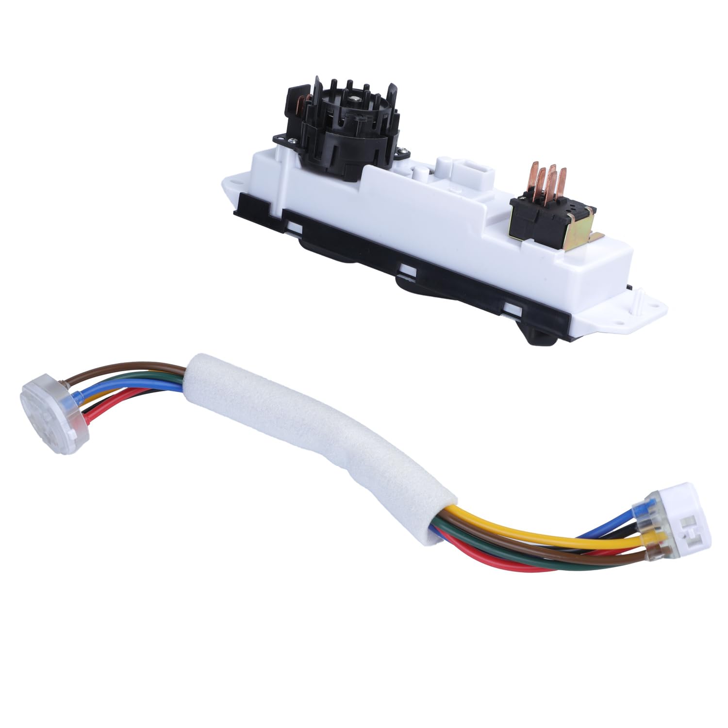 HVAC A/C - Módulo de panel de control de aire acondicionado con interruptor de motor de ventilador para Jeep Wrangler TJ 1999 2000 2001 2002 2003 2004 Reemplaza 55037473AB HS-373 BL101 SW2348