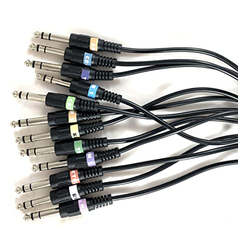 Silverline Cable Snake Aux Sticker Replacements for Roland Auxiliary Accessories V-Drums (1 Set)