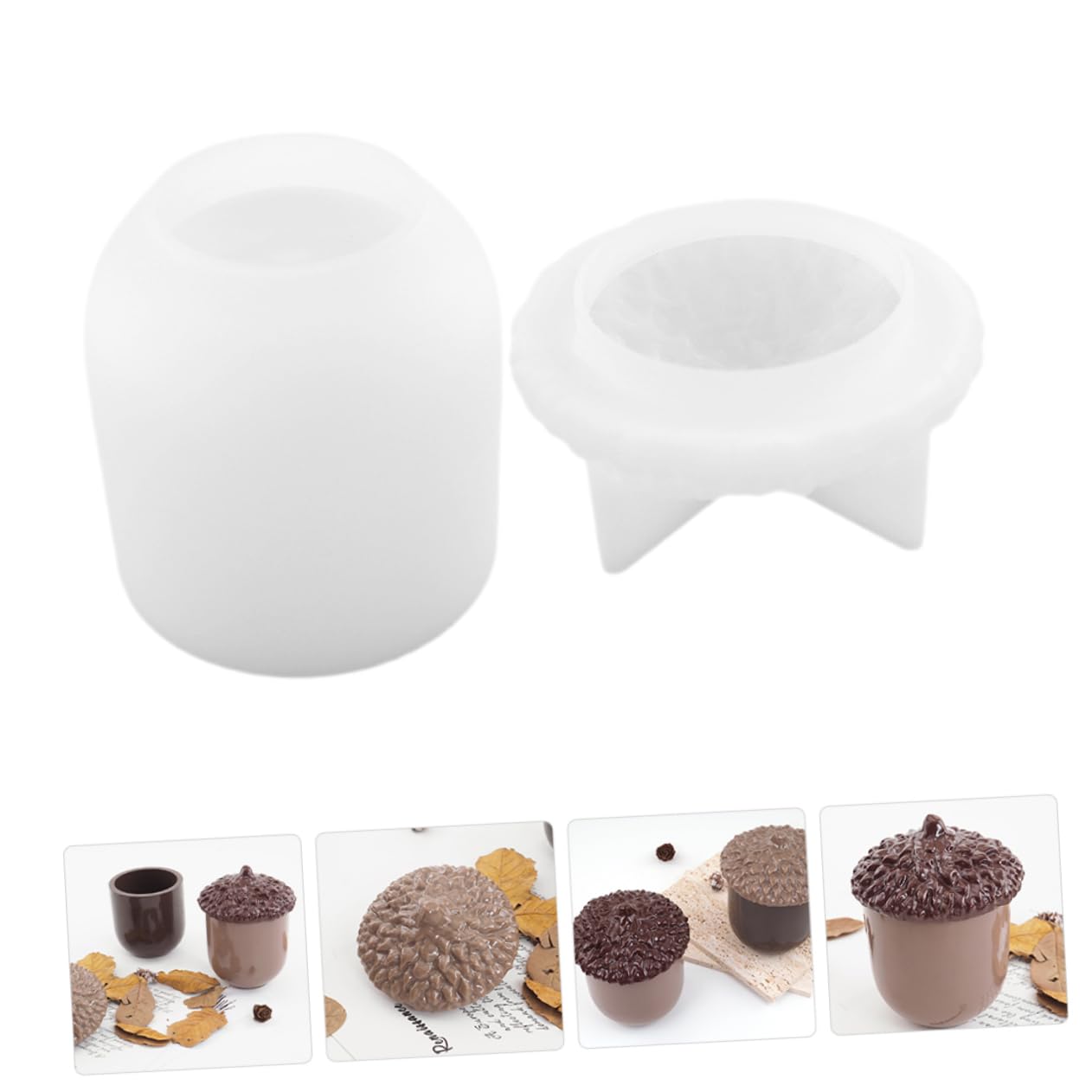 DOITOOL 5 Pezzi Stampo Silicone per Barattoli Caramelle Mold Creativo per Crafting Design Flessibile e Sicuro per Epossidica per Feste e Decorazioni Fai da Te