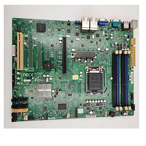 X9SCL-LN4 For Server Motherboard C202 Chipset LGA 1155 Support Xeon E3-1230V2 4 Gigabit Ethernet