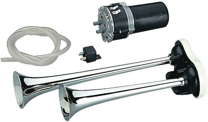 MARCO Electropneumatic Horns with Compressor 24 Volts DC 113 Decibel Horn for Vehicles